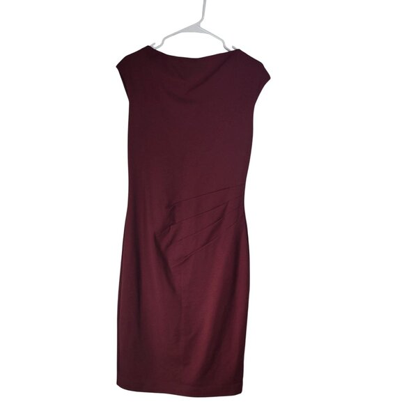 Boden Dresses & Skirts - Boden Womens' SZ 6R Natalie Ponte Dress Cowl Neck Cap Sleeve Fitted Lined